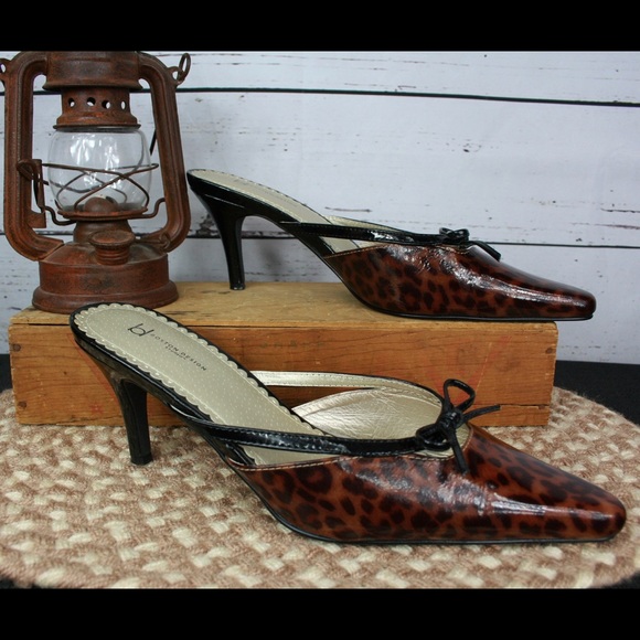 Boston Design Studio leopard print mules - Picture 4 of 6